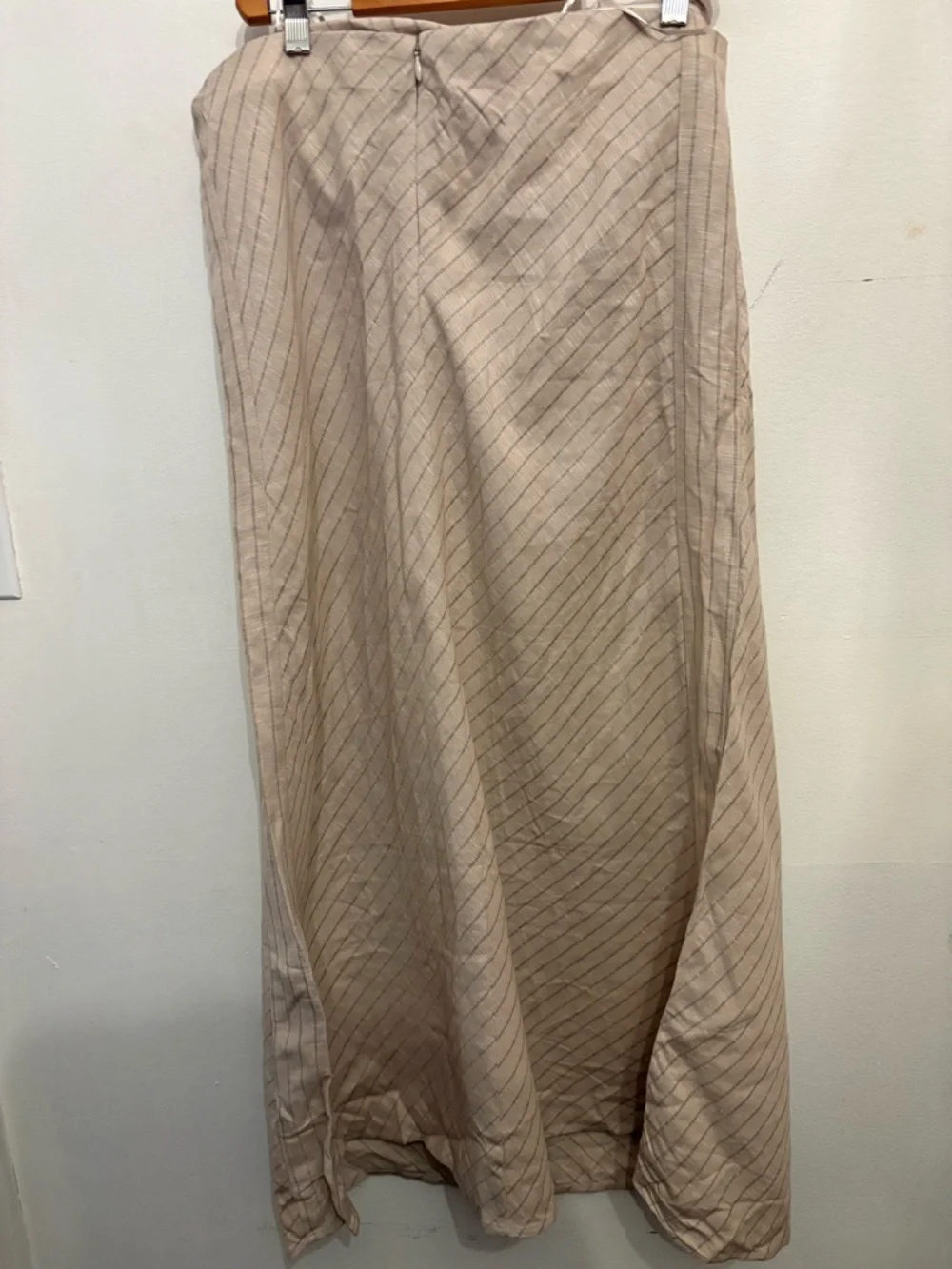 Banana Republic Strapless Cream Midi Dress - Picture 4 of 5